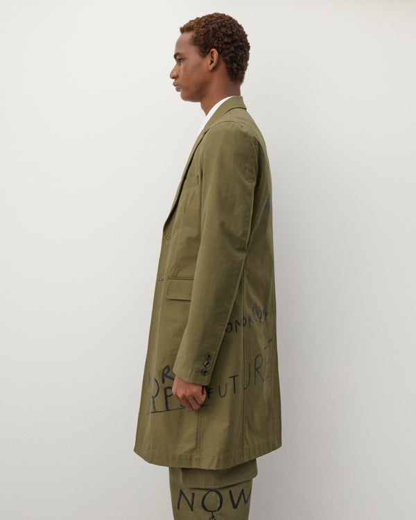 CDG Shirt - Men's World Hope Coat - (Khaki Green)