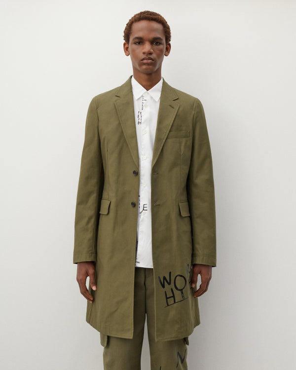 CDG Shirt - Men's World Hope Coat - (Khaki Green)