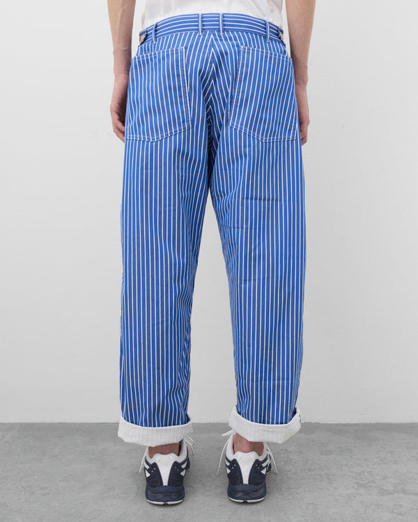 CDG Shirt - Men's Striped Trousers - (Blue/White)