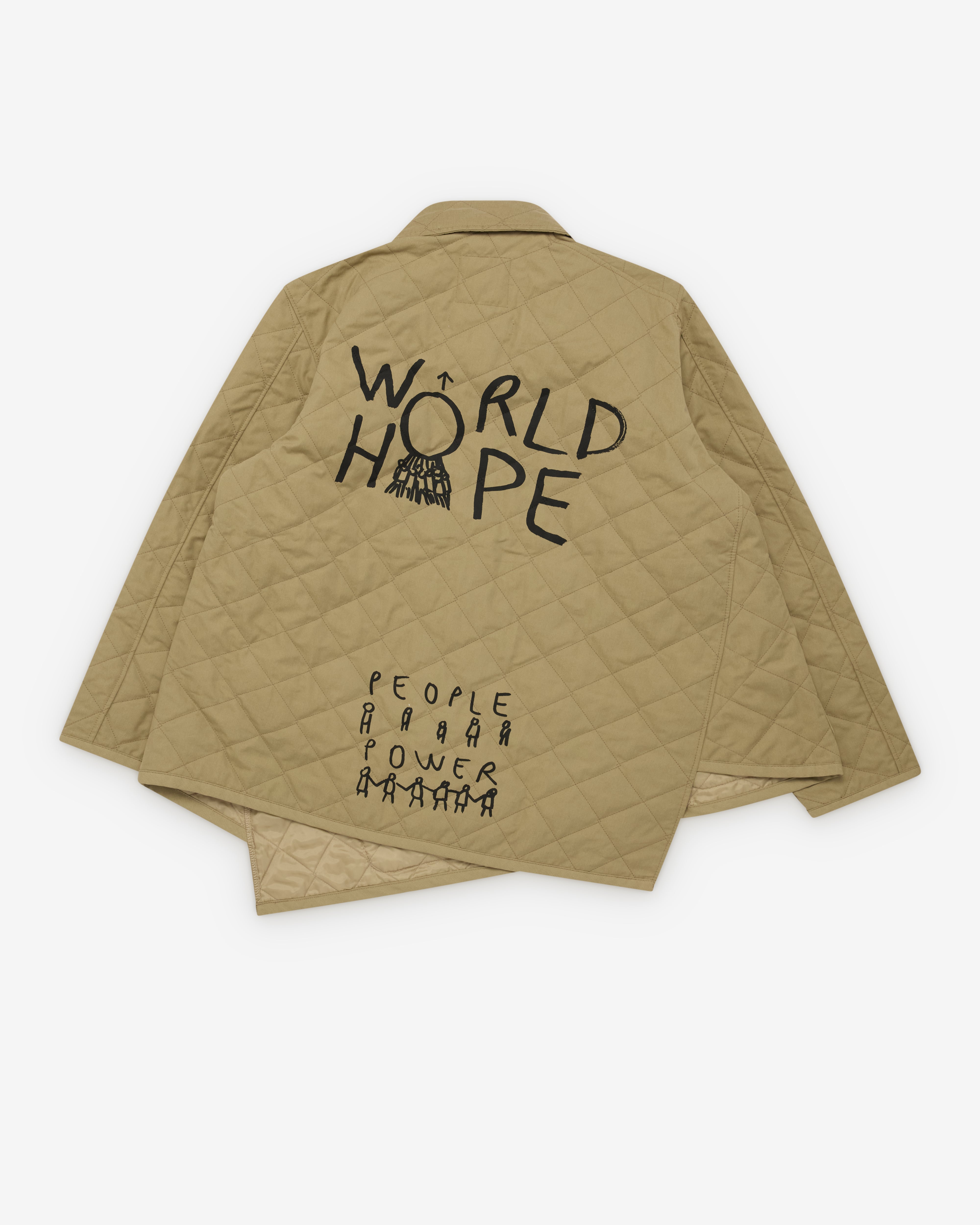 ケ*イ様 CDGCDGCDGシャツ生地ジャケット CDG Shirt: Men's Lavenham Bias Quilted Jacket (Beige) | Dover