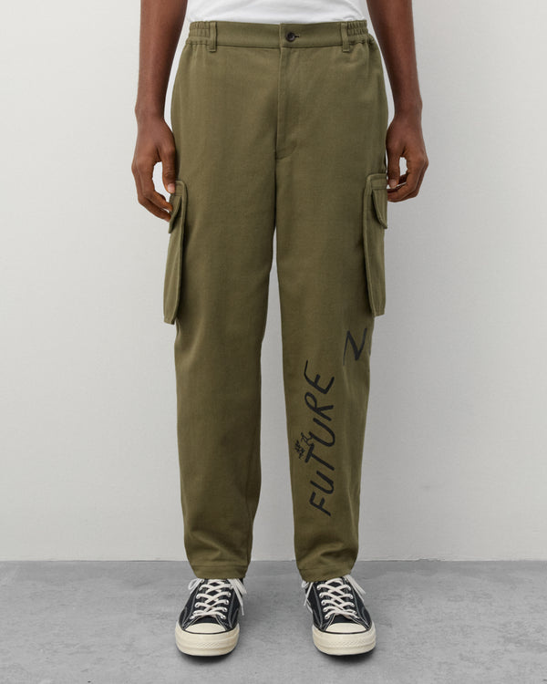 CDG Shirt - Men's Now Future Trousers - (Khaki Green)