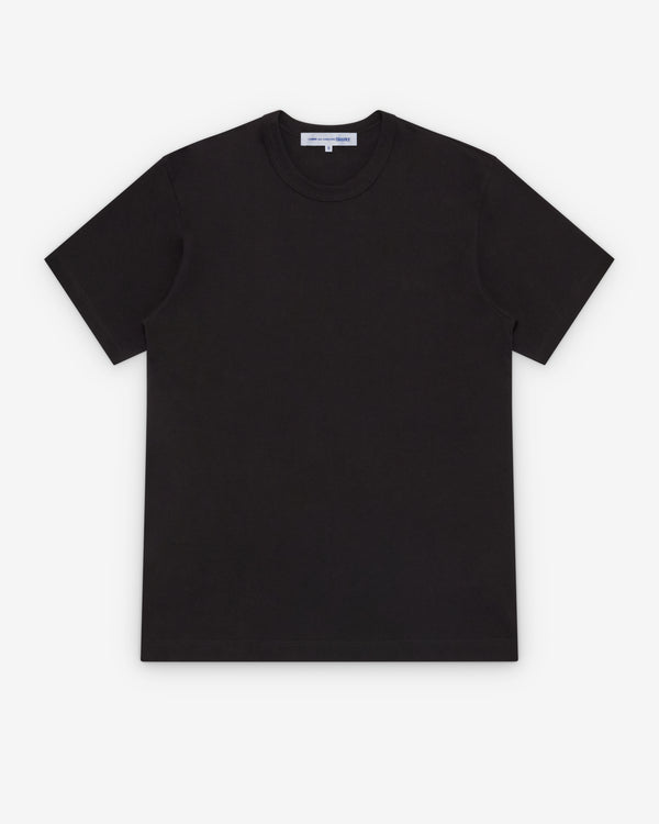 CDG Shirt - Men's Neck Logo T-Shirt - (Black)