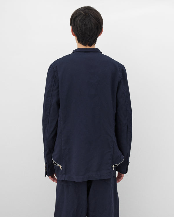 CDG Shirt - Men's Dual Zip Blazer - (Navy)