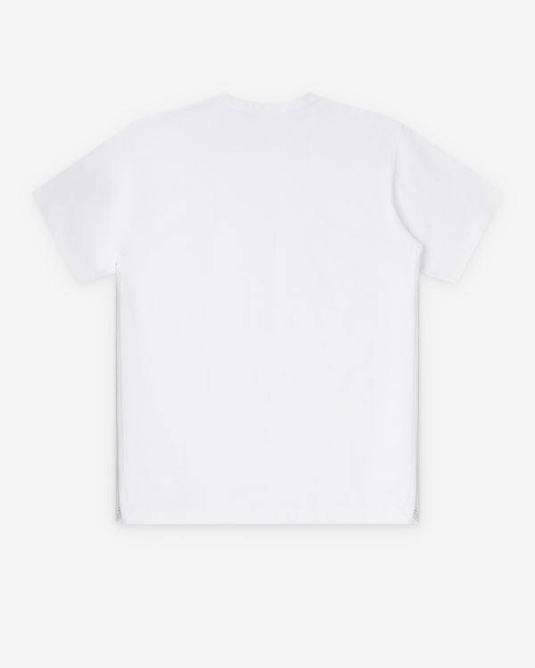 CDG Shirt - Men's Zip T-Shirt - (White)