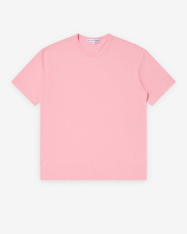 CDG Shirt - Men's Back Logo T-Shirt - (Pink)