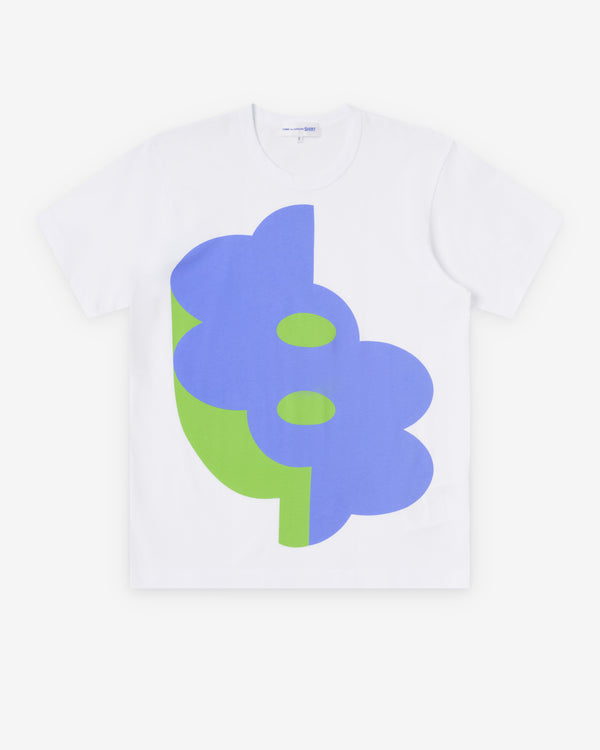 CDG Shirt - Men's Pattern T-Shirt - (White)