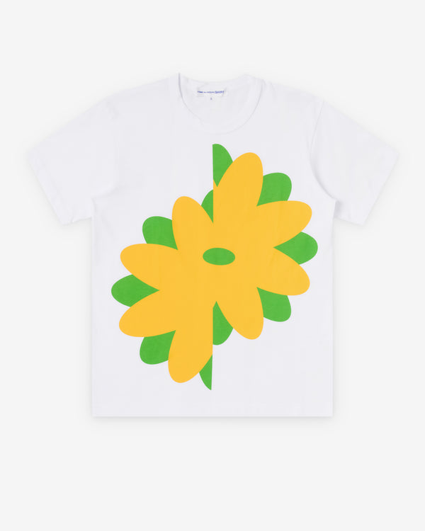 CDG Shirt - Men's Pattern T-Shirt - (White)