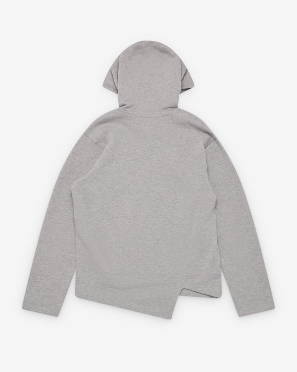 CDG Shirt - Men's Bias Cut Hoodie  - (Grey)