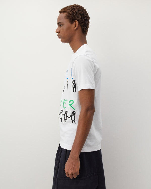 CDG Shirt - Men's People Power T-Shirt - (White)
