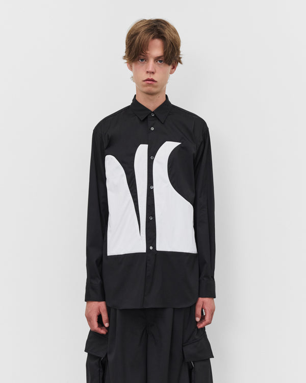 CDG Shirt - Men's Graphic Pattern Shirt - (Black)