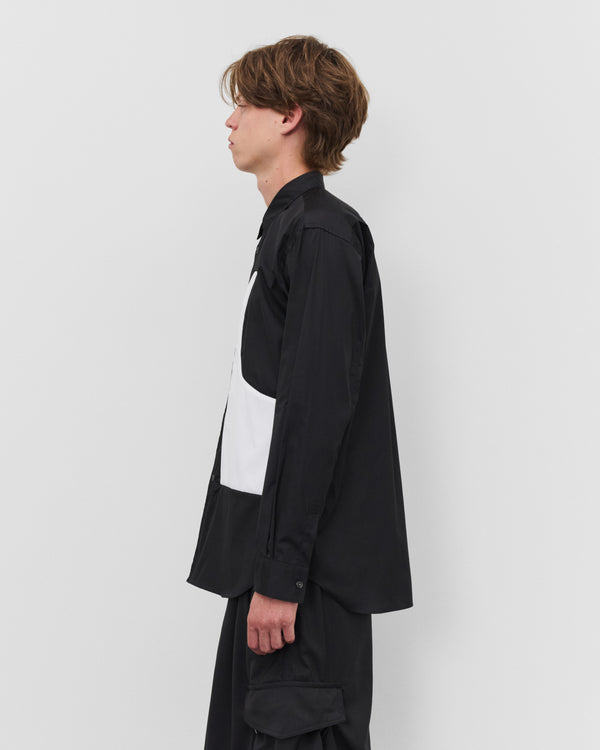 CDG Shirt - Men's Graphic Pattern Shirt - (Black)