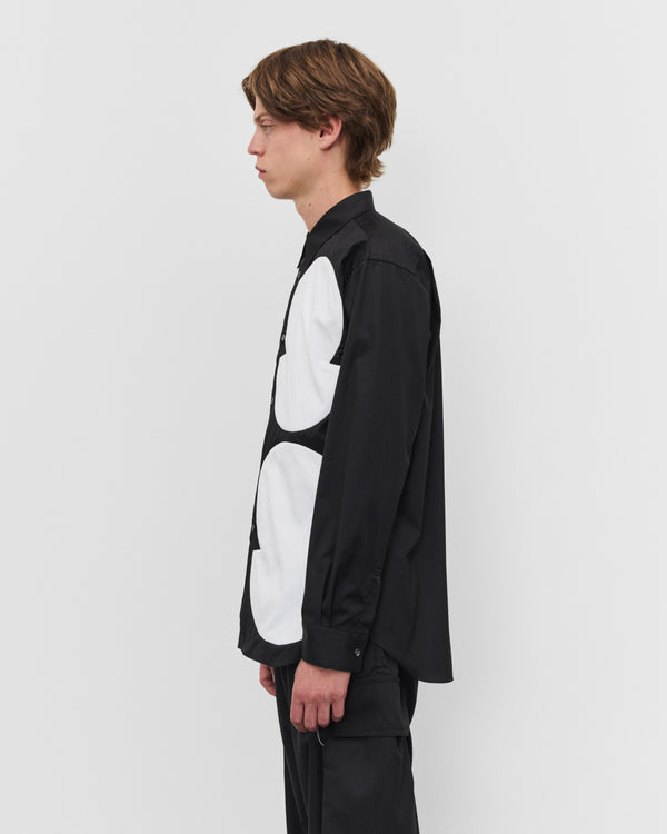 CDG Shirt - Men's Graphic Patch Shirt - (Black)