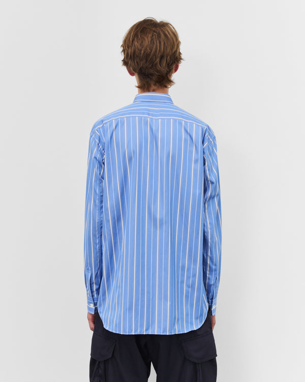 CDG Shirt - Men's Graphic Panel Shirt - (Stripe/White)