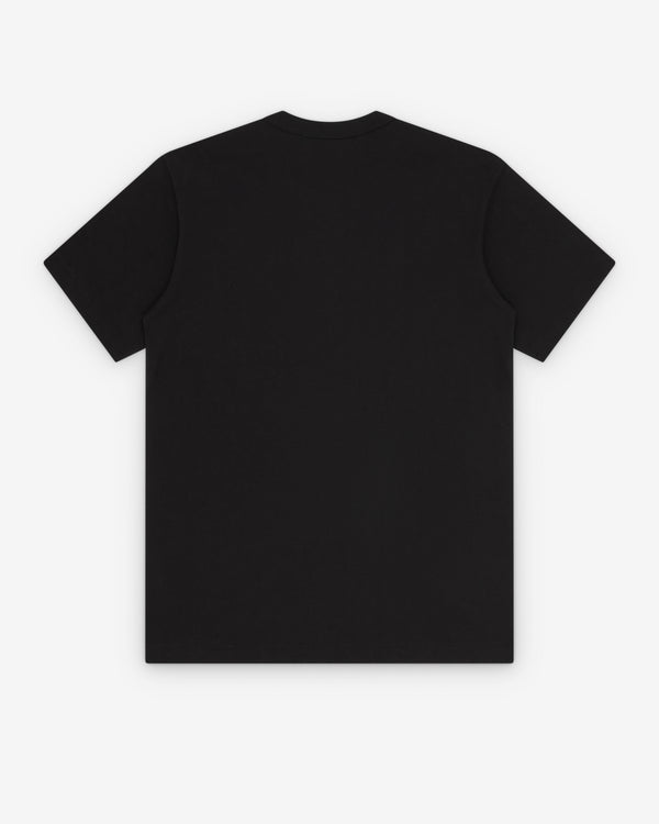 CDG Shirt - Men's Paint Splatter T-Shirt - (Black/Red)