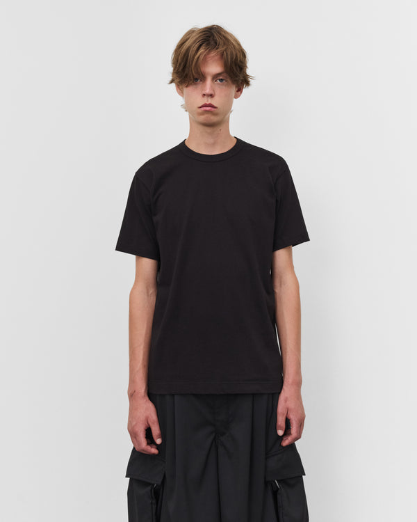 CDG Shirt - Men's Back Neck Logo T-Shirt - (Black/Red)