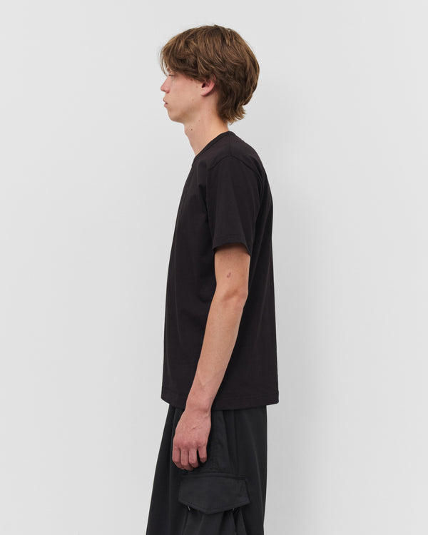 CDG Shirt - Men's Back Neck Logo T-Shirt - (Black/Red)
