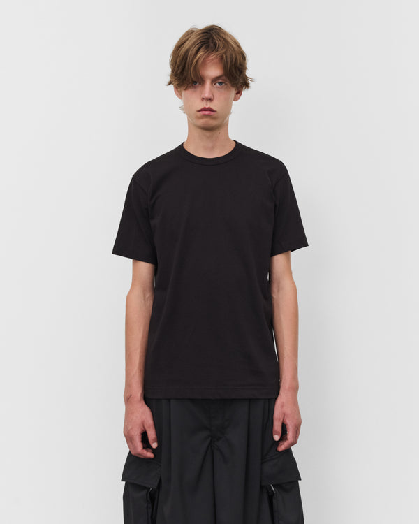CDG Shirt - Men's Back Neck Logo T-Shirt - (Black/White)