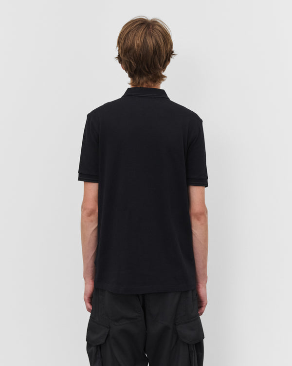CDG Shirt - Men's Fred Perry Logo Polo Shirt - (Black/Green)