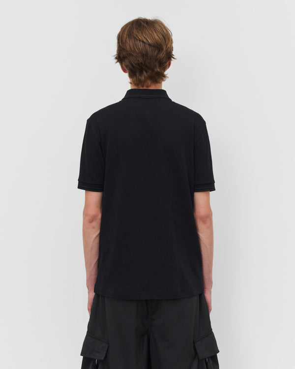 CDG Shirt - Men's Fred Perry Logo Polo Shirt - (Black/Pink)