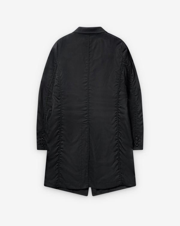 CDG Shirt - Men's Single Breasted Herringbone Jacket - (Black/Navy)