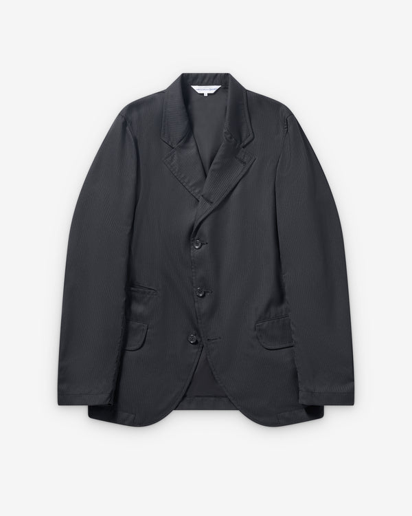 CDG Shirt - Men's Single Breasted Herringbone Blazer - (Black/Navy)