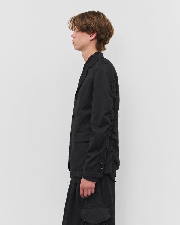 CDG Shirt - Men's Single Breasted Pinstripe Blazer - (Black)