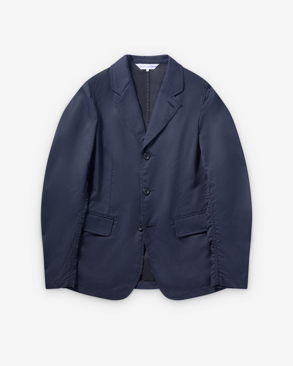 CDG Shirt - Men's Single Breasted Pinstripe Blazer - (Navy)