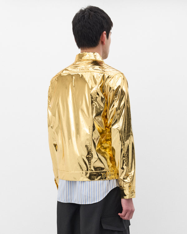 CDG Shirt - Men's Metallic Type 3 Jacket - (Gold)
