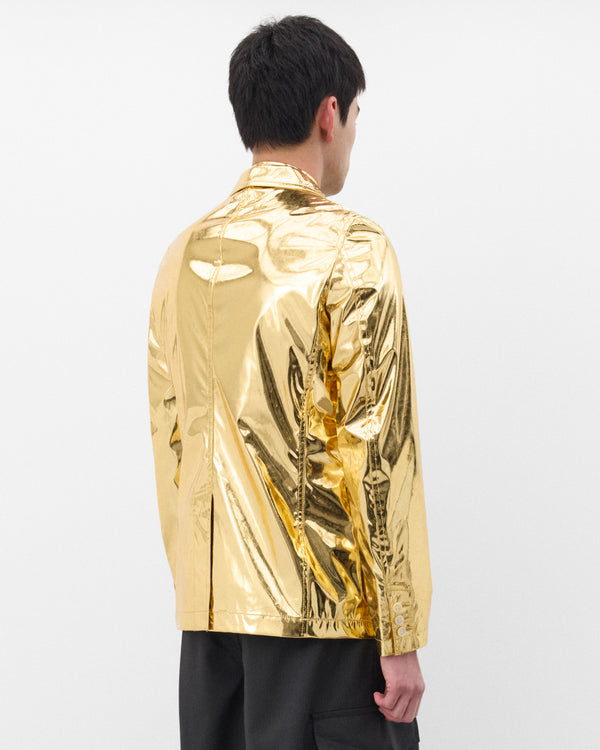 CDG Shirt - Men's Metallic Blazer - (Gold)