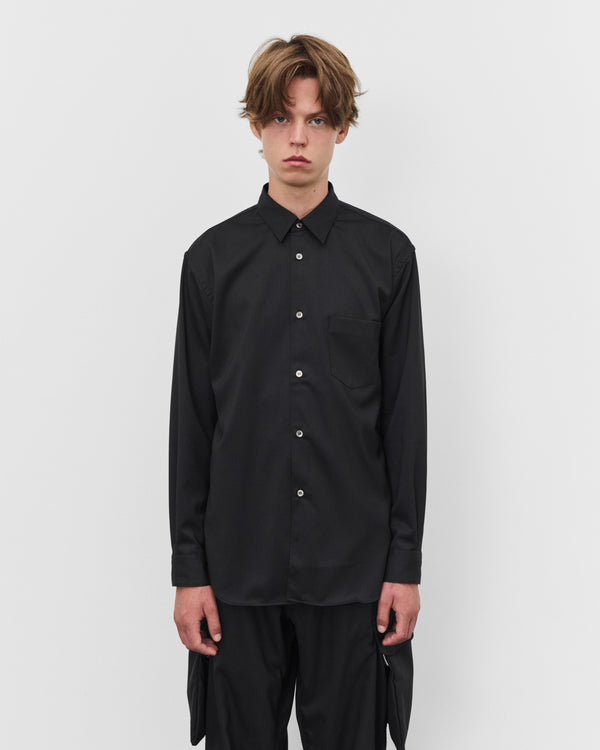 CDG Shirt - Men's Pinstripe Shirt - (Black)