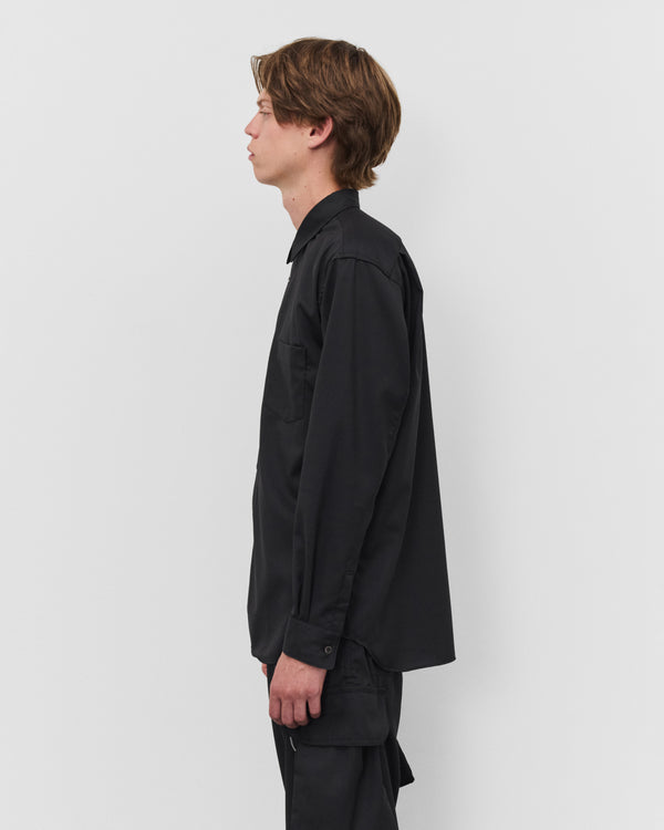 CDG Shirt - Men's Pinstripe Shirt - (Black)