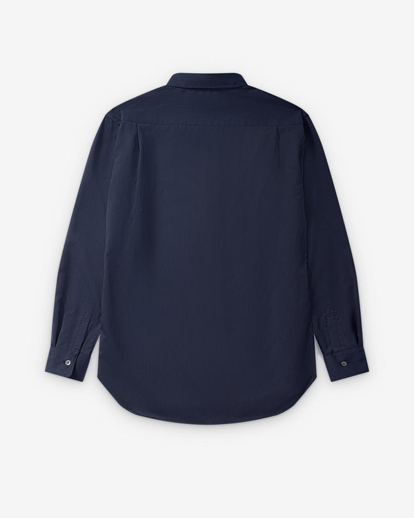CDG Shirt - Men's Pinstripe Shirt - (Navy)