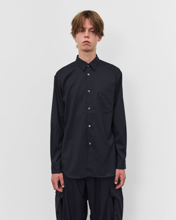 CDG Shirt - Men's Pinstripe Shirt - (Navy)