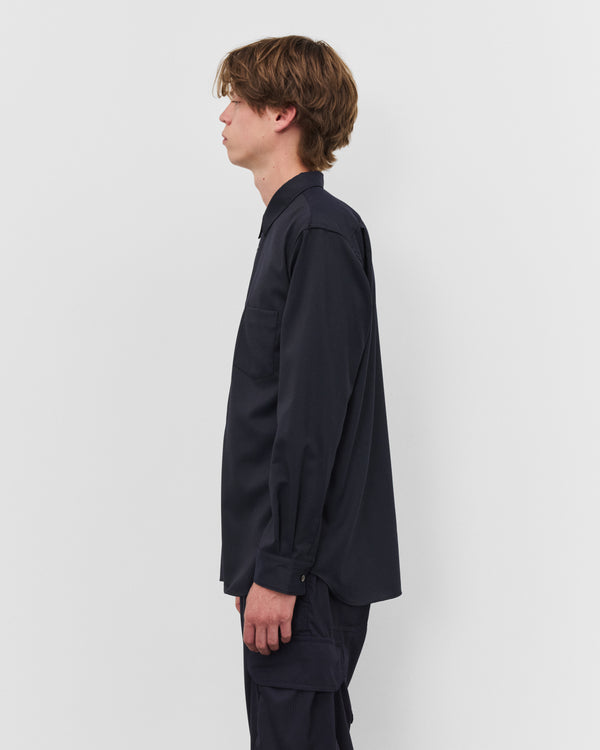 CDG Shirt - Men's Pinstripe Shirt - (Navy)