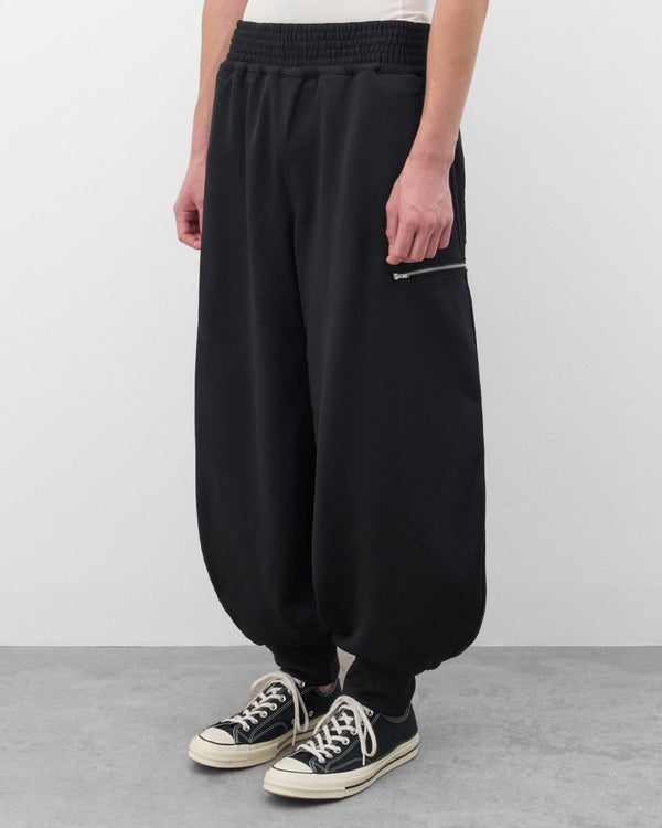 CDG Shirt - Men's Zip Balloon Trousers - (Black)