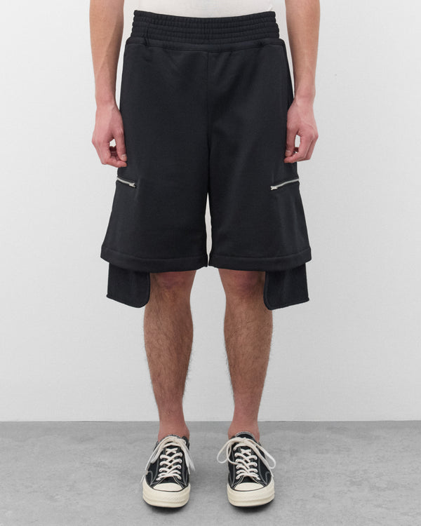 CDG Shirt - Men's Zip Shorts - (Black)