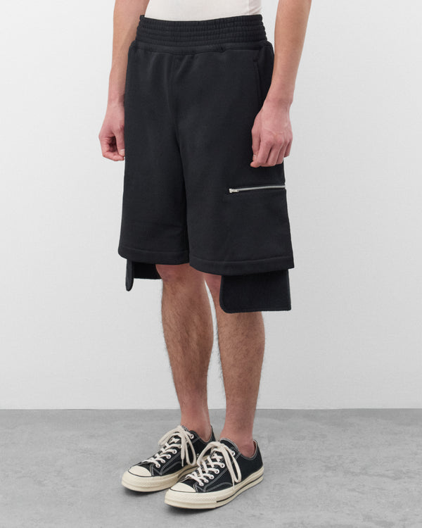 CDG Shirt - Men's Zip Shorts - (Black)