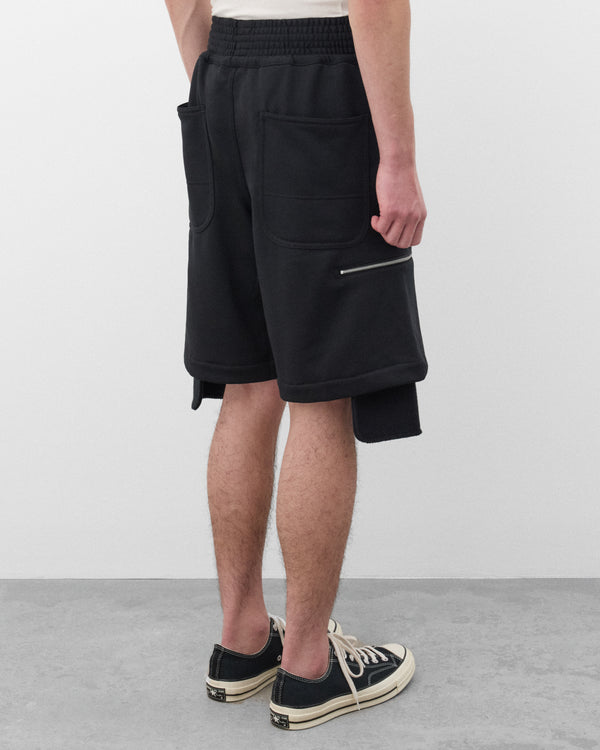 CDG Shirt - Men's Zip Shorts - (Black)