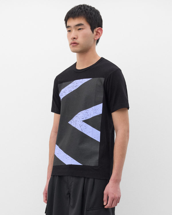 CDG Shirt - Men's Graphic Pattern T-Shirt - (Black)