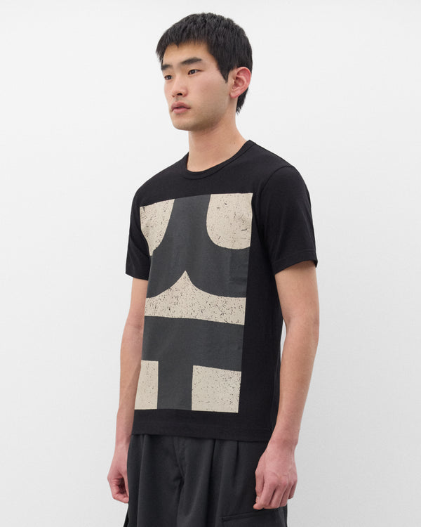 CDG Shirt - Men's Graphic Pattern T-Shirt - (Black)