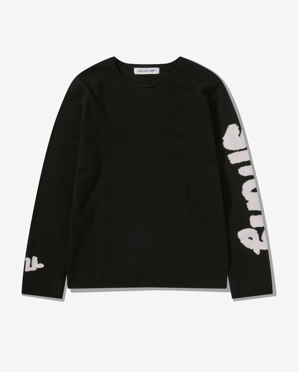 CDG Shirt - Men's Wool Strong Will Sweater - (Black)