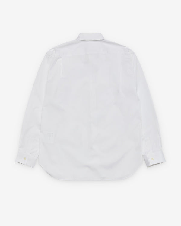 CDG Shirt Forever - Men's Classic Fit Poplin Shirt - (White)
