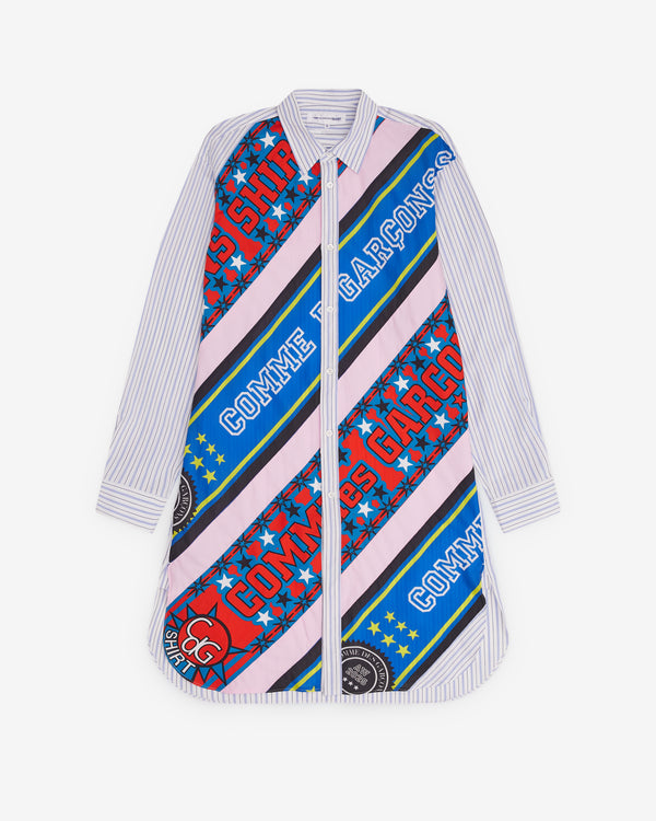 CDG Shirt - Men’s Long Football Scarf Shirt - (Multi)