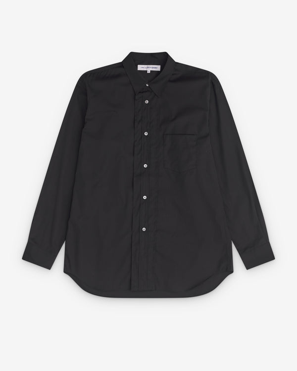 CDG Shirt - Men’s Triple Placket Shirt - (Black)