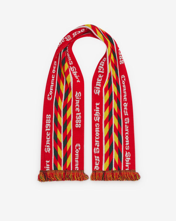 CDG Shirt - Football Scarf - (Red/Yellow)