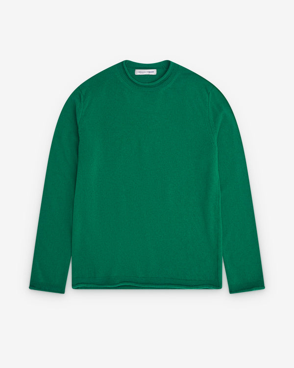 CDG Shirt - Men’s Rolled Hem Sweater - (Green)