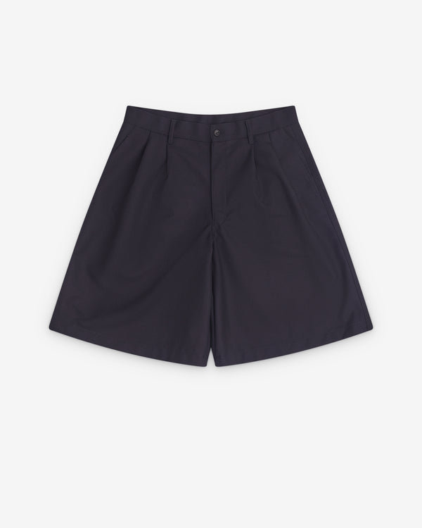 CDG Shirt - Men’s Pleated Shorts - (Navy)