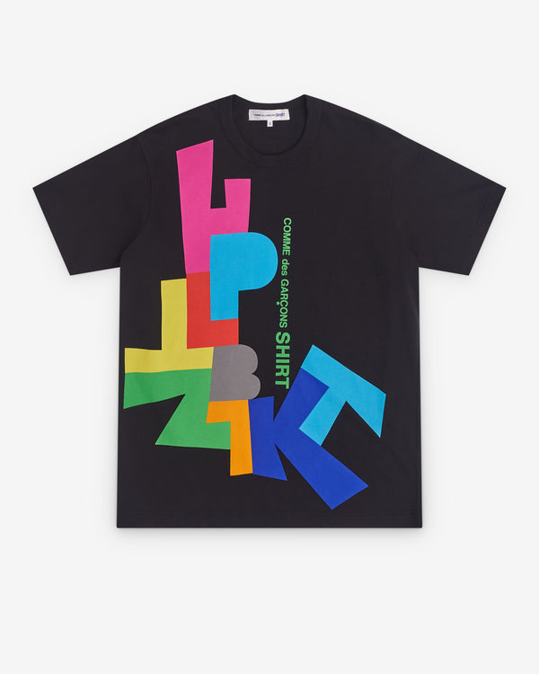 CDG Shirt - Men’s Graphic Printed T-Shirt - (Black)