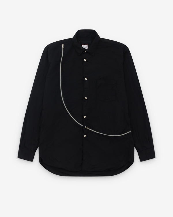 CDG Shirt - Men's Zip Shirt - (Black)