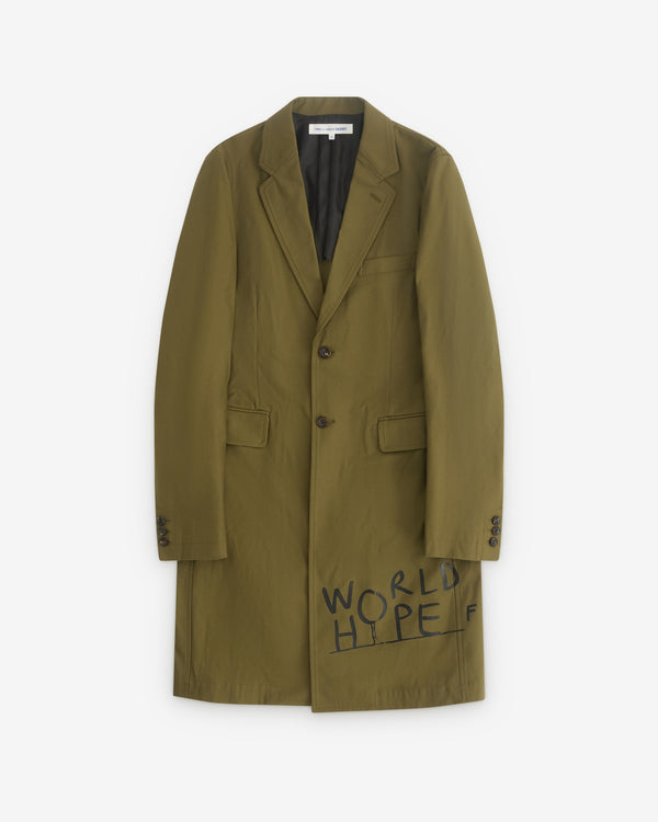 CDG Shirt - Men's World Hope Coat - (Khaki Green)